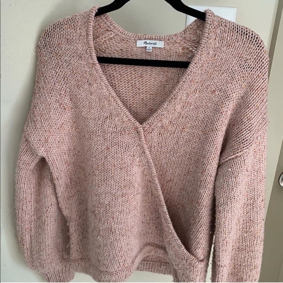Madewell Beresford Wrap-Front Pullover Sweater - Picture 3 of 6